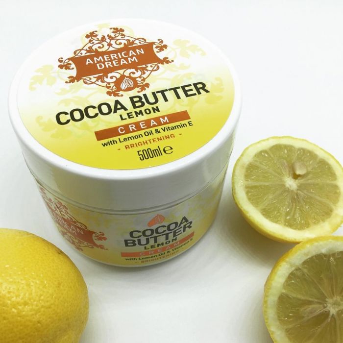 AMERICAN DREAM COCOA BUTTER CREAM 500ML WITH LEMON