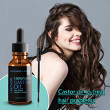 Pure Castor Oil Hair Growth Serum For Eyelash Growth