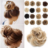 Synthetic Hair Chignons Elastic Scrunchie Hair Extensions